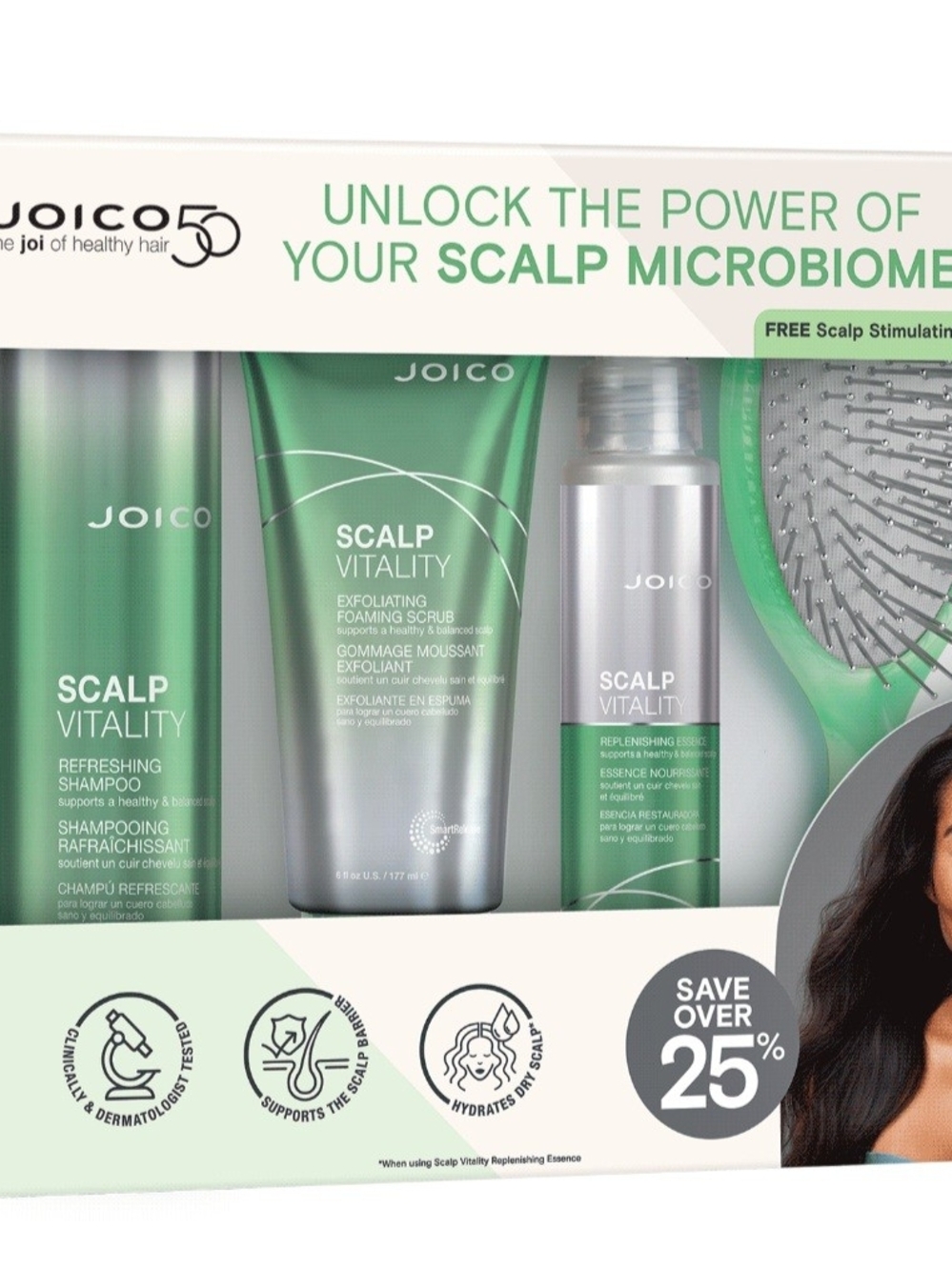 Joico Scalp Vitality Kit in Green and Silver